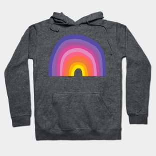 Bright Whimsical Rainbow Hoodie